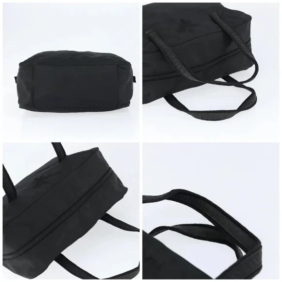 PRADA Hand Bag Nylon Black Silve - Picture 16 of 16